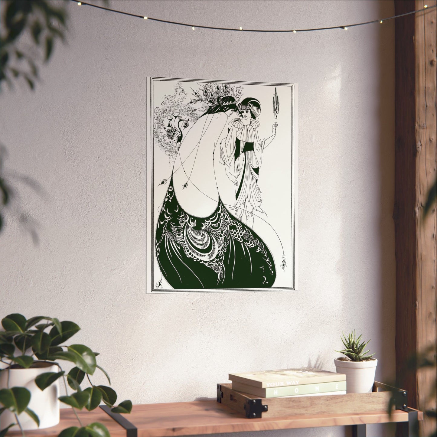 The Peacock Skirt - Aubrey Beardsley (1893) - Wall Poster Print