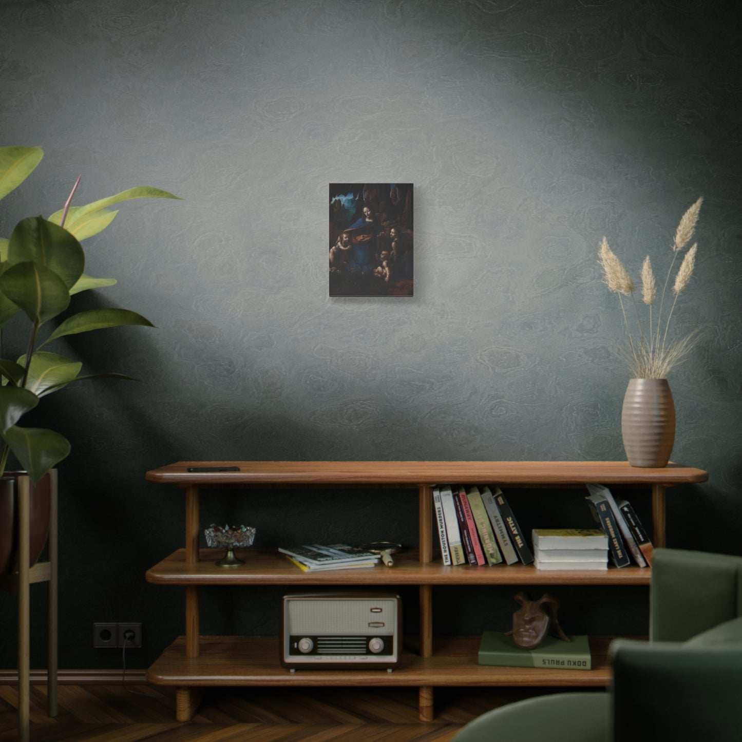 Virgin of the Rocks - Leonardo da Vinci (c. 1503-1506) - Stretched Canvas Print