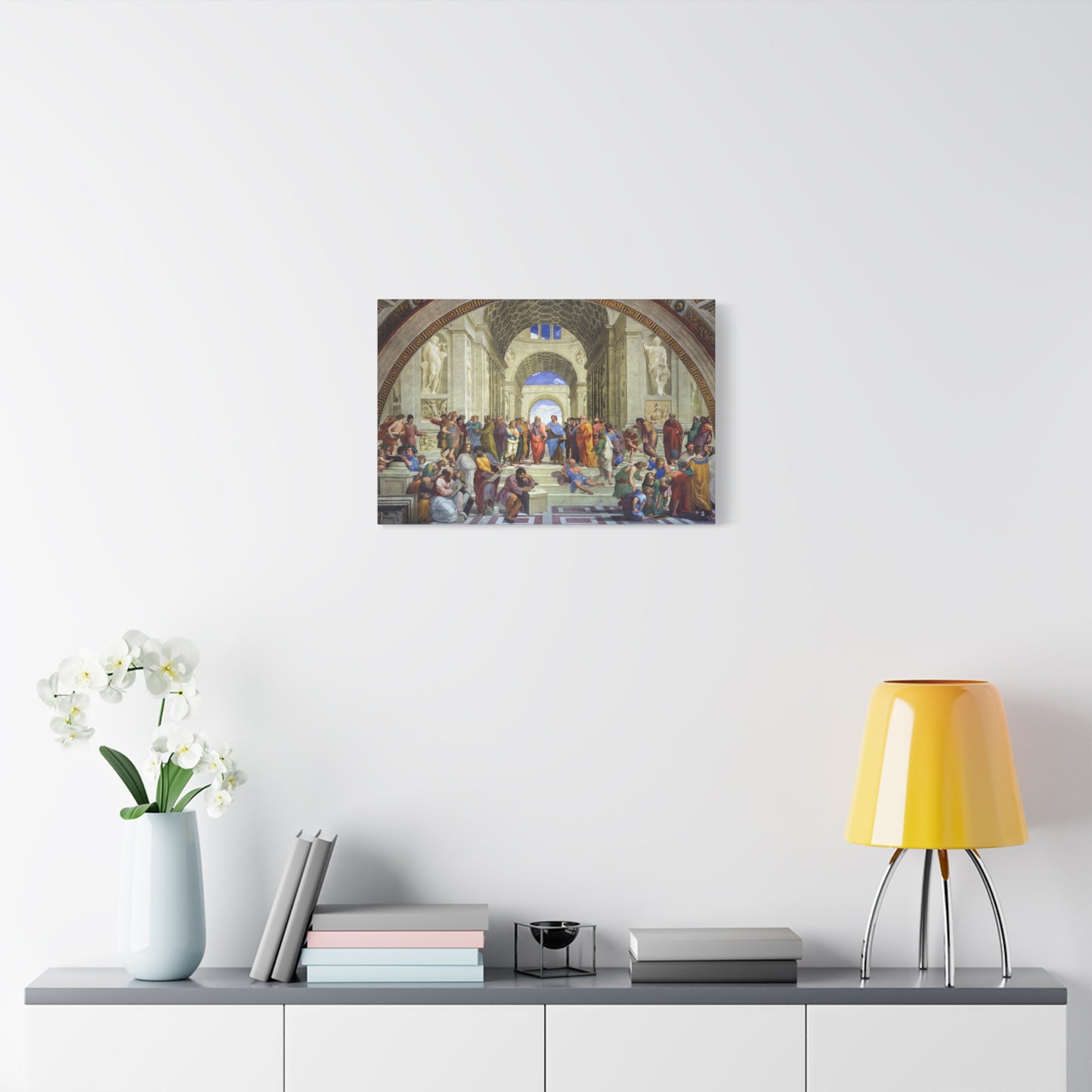 The School of Athens - Raphael (c. 1509–1511) - Stretched Canvas Print
