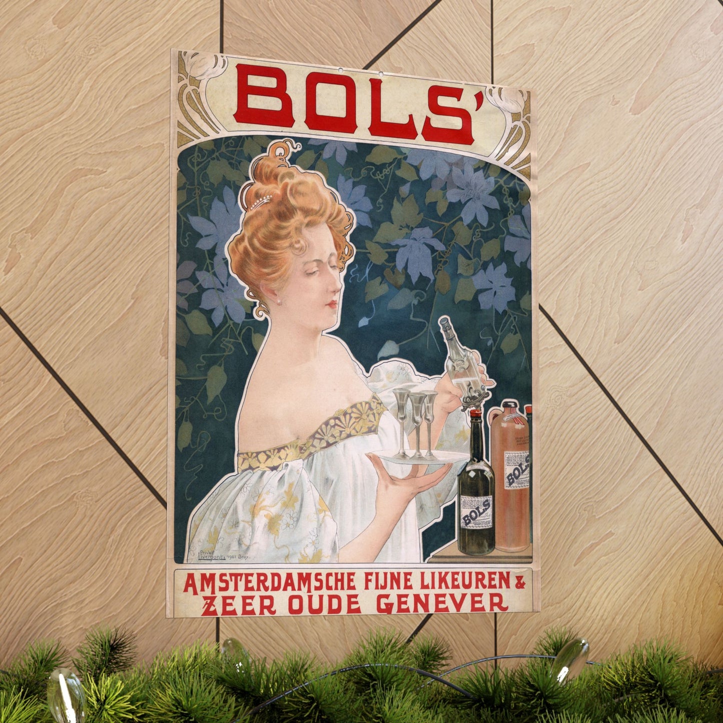 Bols' Amsterdamsche Fijne Likeuren - Henri Privat-Livemont (1901) - Wall Poster Print