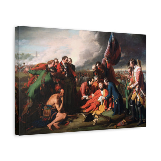 The Death of General Wolfe - Benjamin West (1770) - Stretched Canvas Print