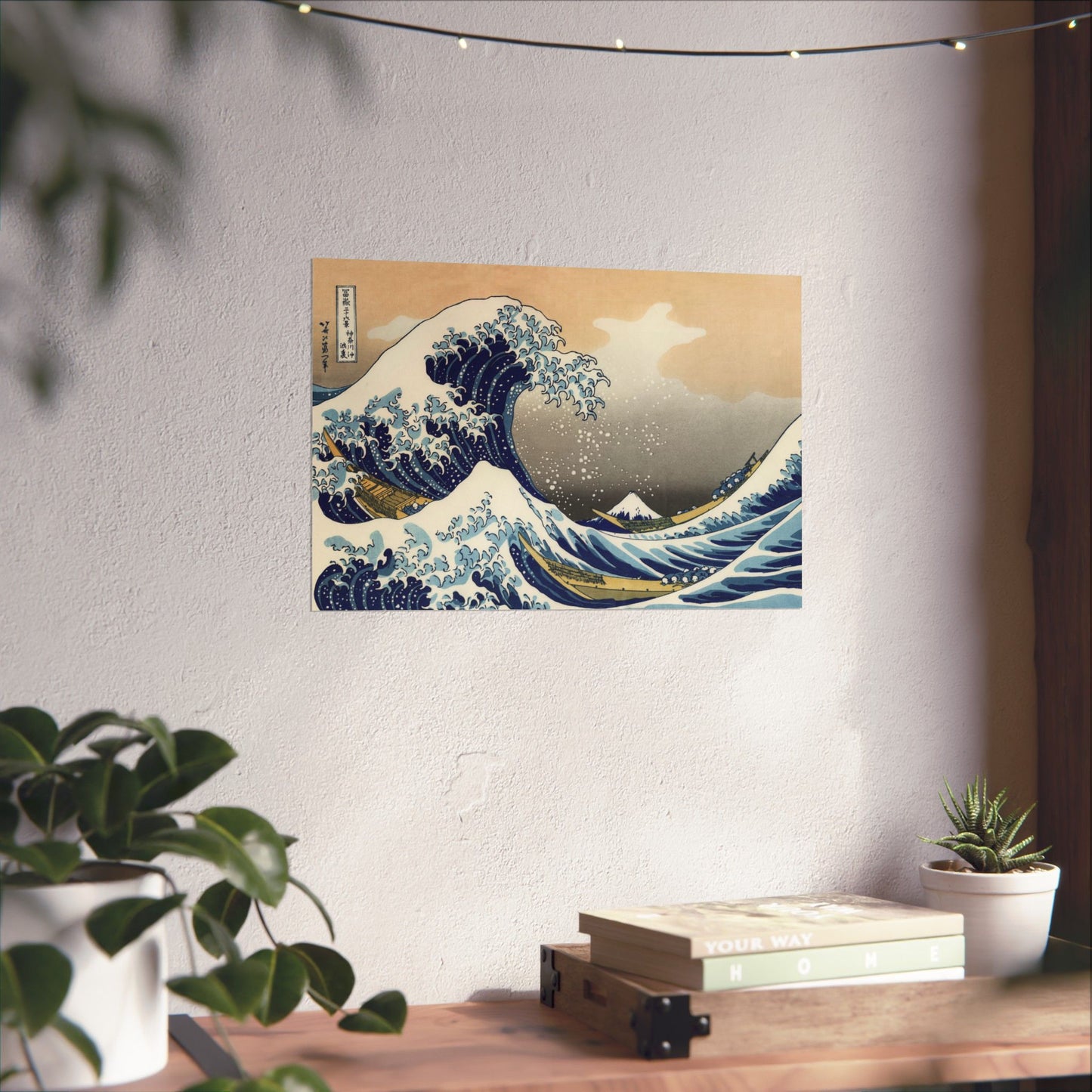 The Great Wave off Kanagawa (from Thirty-Six Views of Mount Fuji) - Katsushika Hokusai - Wall Poster Print