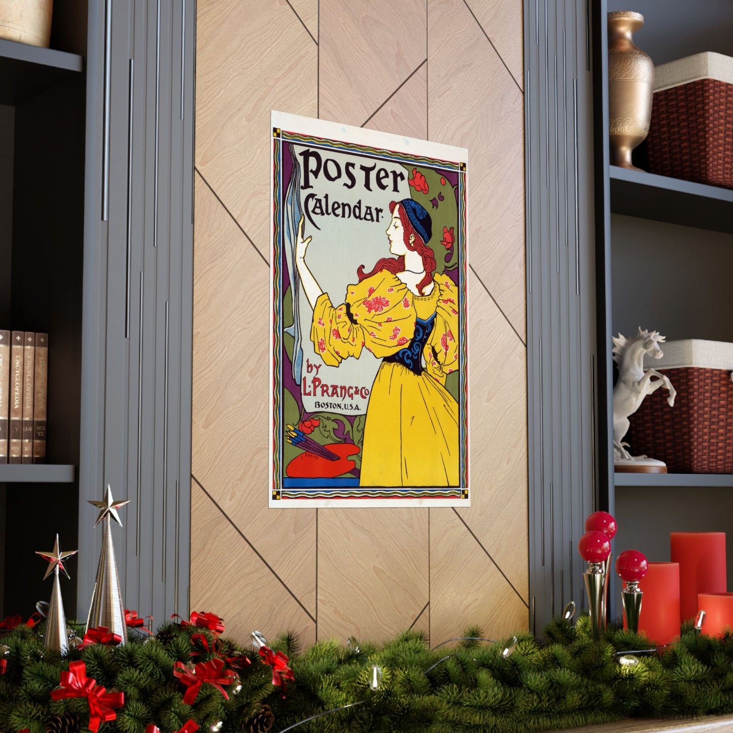 Poster Calendar - L. Prang & Co by Louis Rhead (1897) - Wall Poster Print