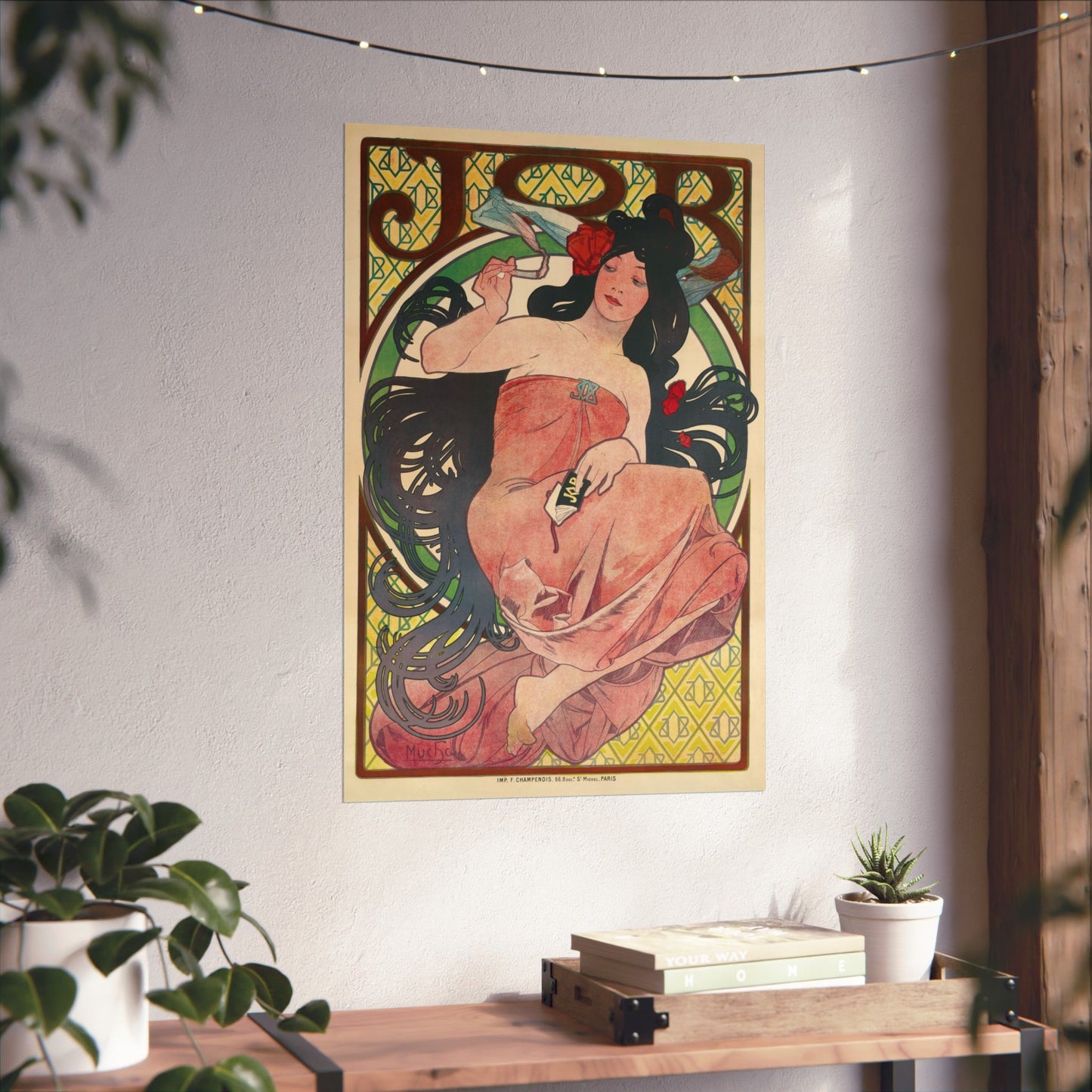 Job Cigarettes Ad - Alphonse Mucha (1894) - Wall Poster Print