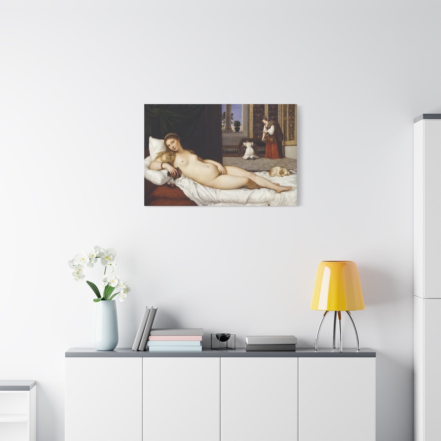 Venus of Urbino - Titian (1538) - Stretched Canvas Print