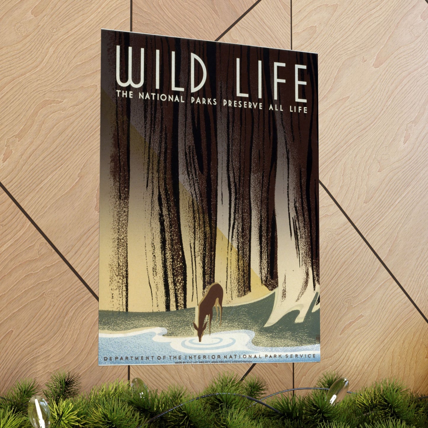 Wild Life - The National Parks Preserve All Life - National Park Service - Wall Poster Print