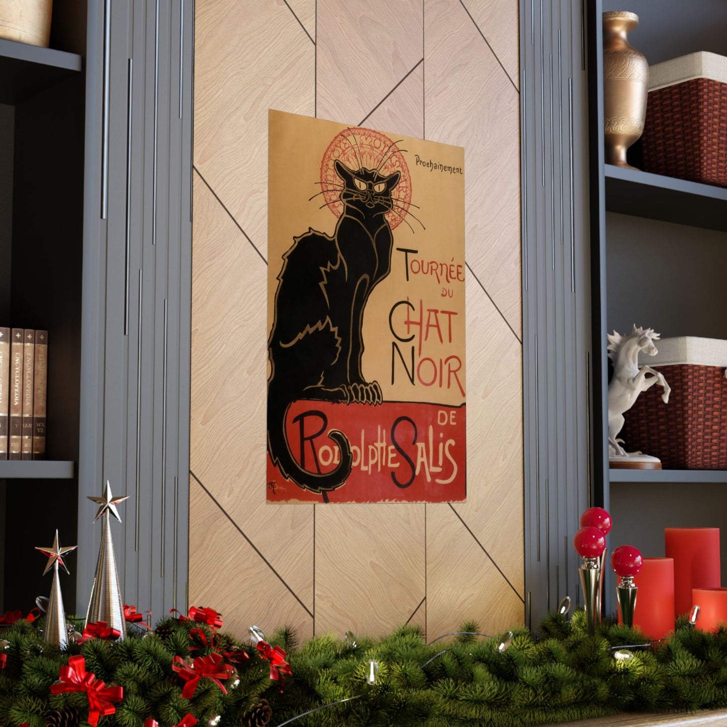 Le Chat Noir - Théophile Steinlen (1896) - Wall Poster Print