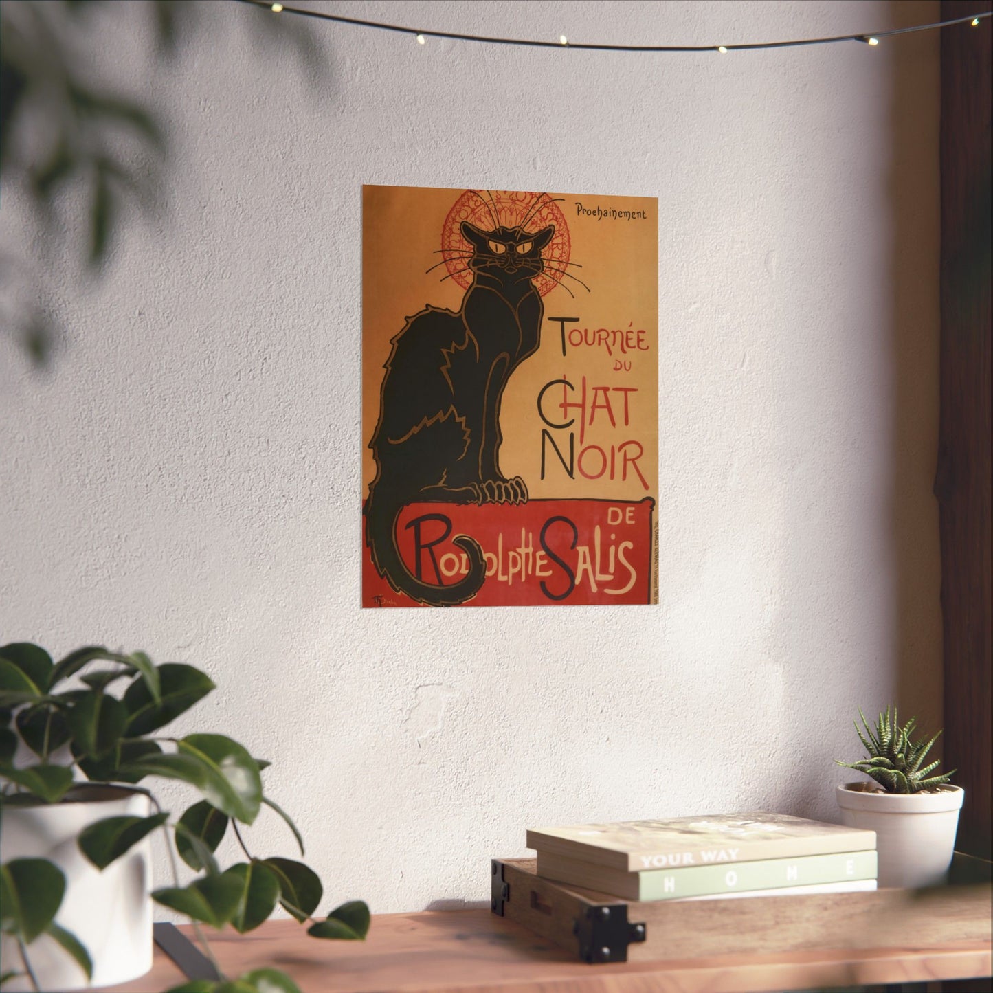 Le Chat Noir - Théophile Steinlen (1896) - Wall Poster Print