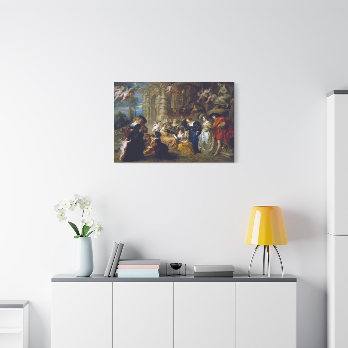 The Garden of Love - Peter Paul Rubens (c. 1633) - Stretched Canvas Print