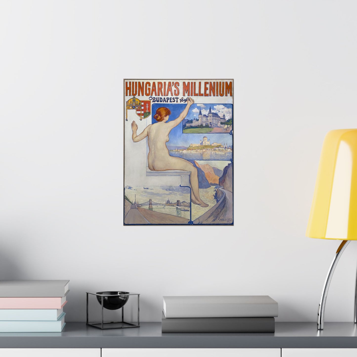 Hungaria's Millenium, Budapest 1896 - Théo Van Rysselberghe (1896) - Wall Poster Print
