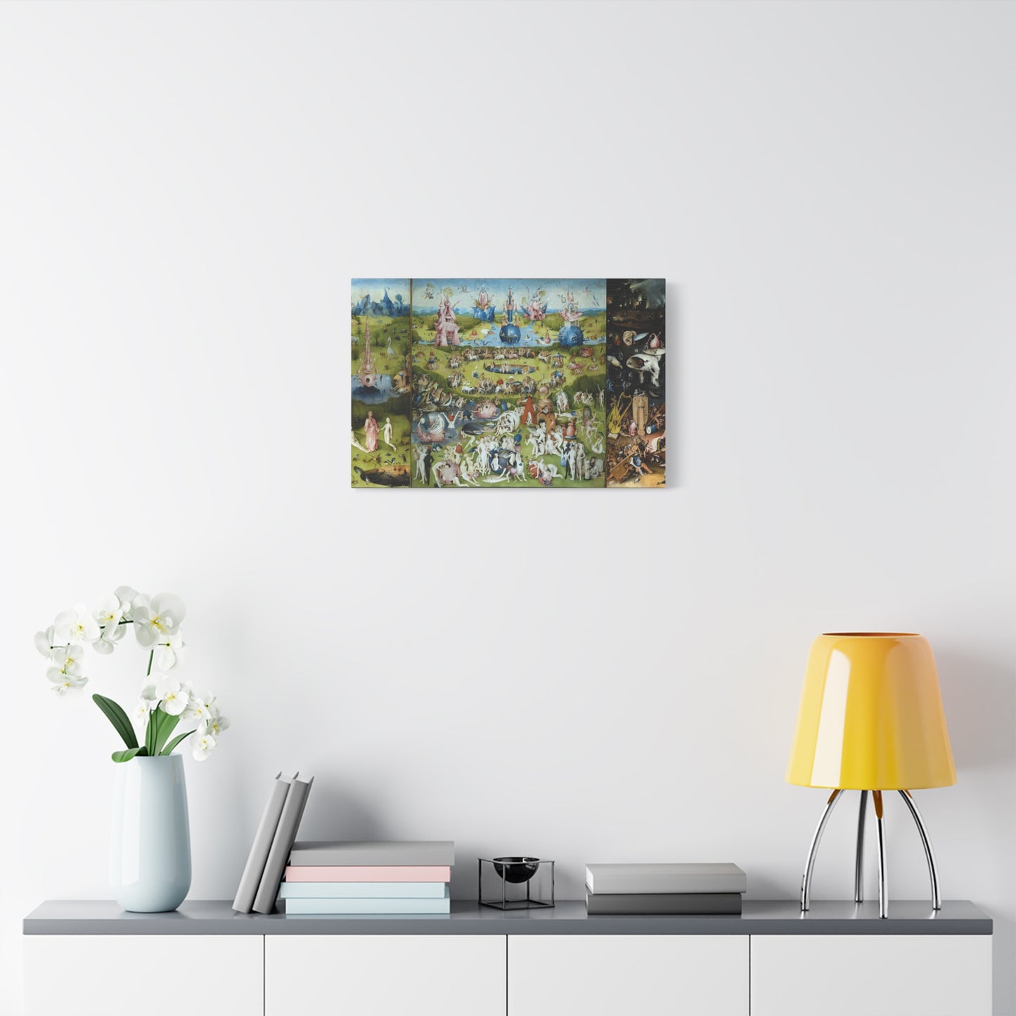 The Garden of Earthly Delights - Hieronymus Bosch (c. 1490-1510) - Stretched Canvas Print