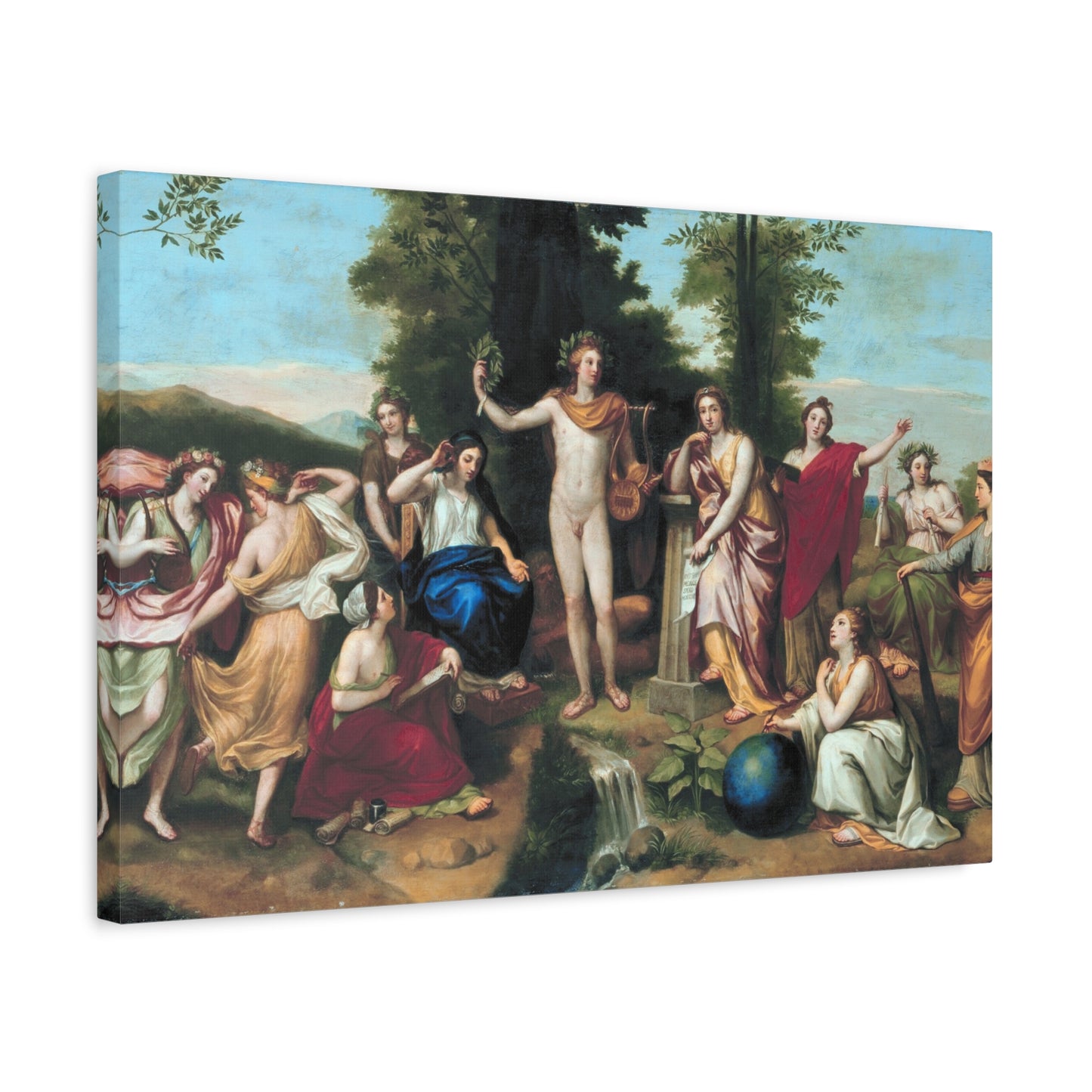 Parnassus - Anton Raphael Mengs (1761) - Stretched Canvas Print