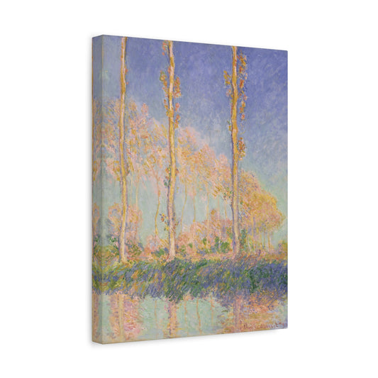 Poplars - Claude Monet (1891) - Stretched Canvas Print