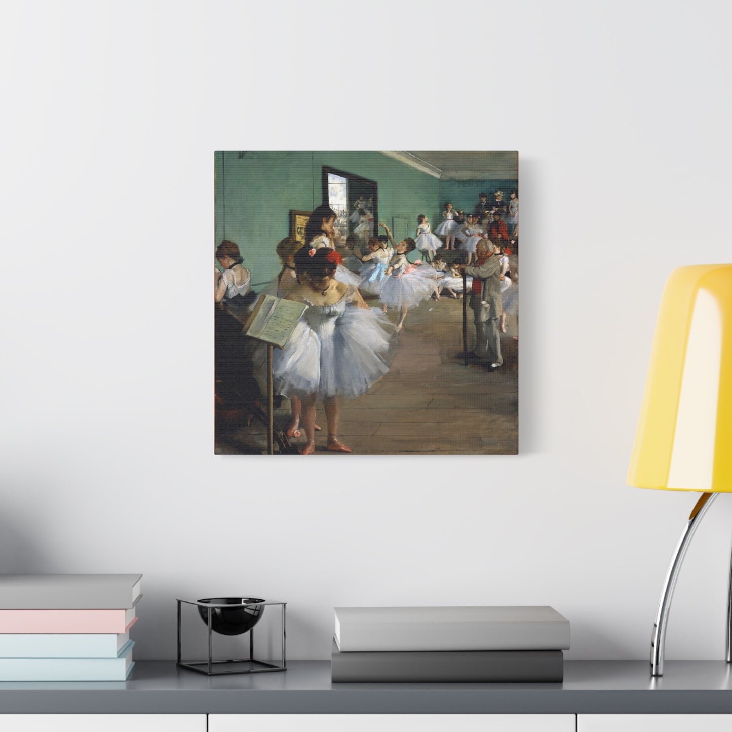 The Dance Class - Edgar Degas (1874) - Stretched Canvas Print