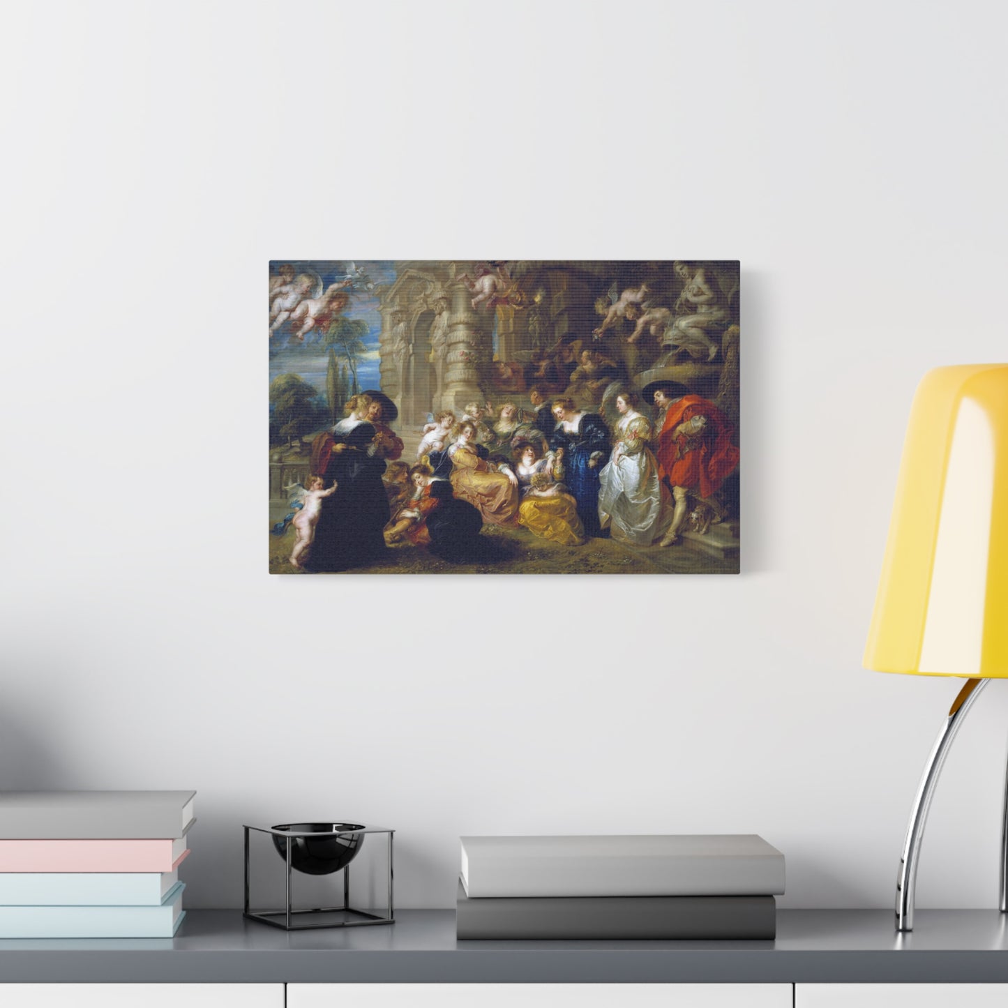 The Garden of Love - Peter Paul Rubens (c. 1633) - Stretched Canvas Print