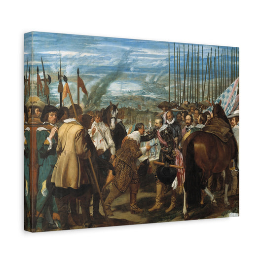 The Surrender of Breda - Diego Velázquez (1635) - Stretched Canvas Print