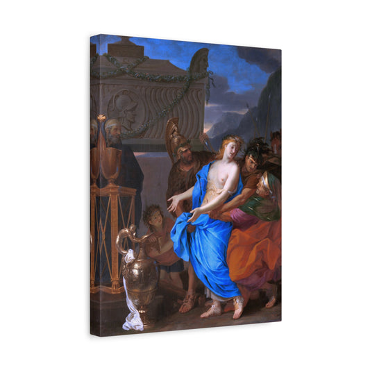 The Sacrifice of Polyxena - Charles Le Brun (1647) - Stretched Canvas Print
