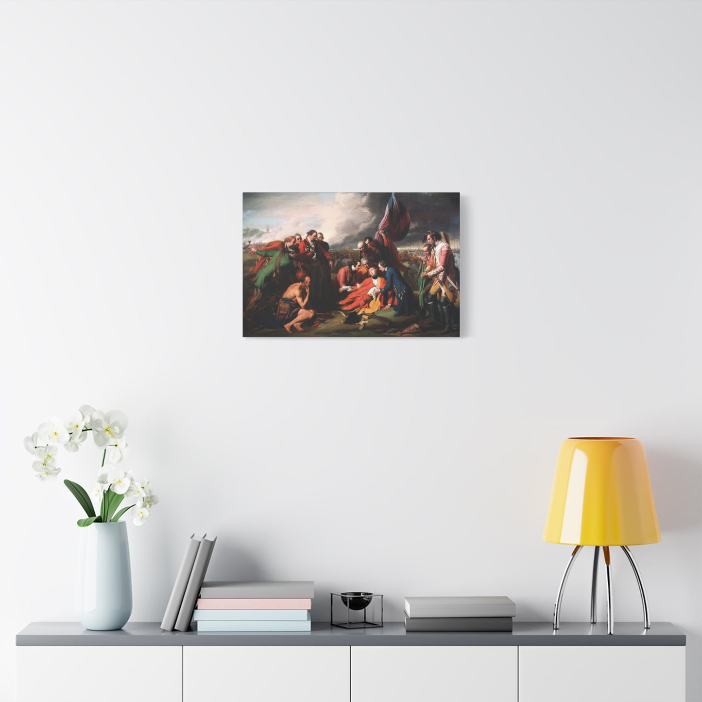 The Death of General Wolfe - Benjamin West (1770) - Stretched Canvas Print