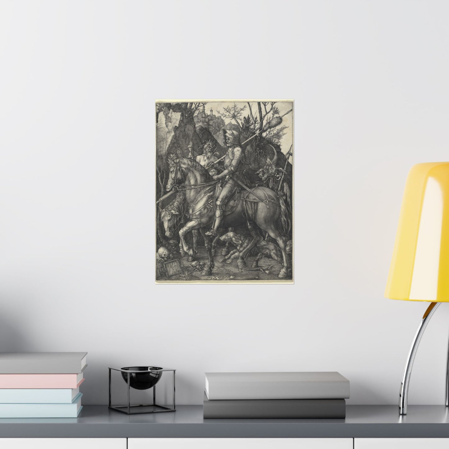 Knight, Death, and the Devil - Albrecht Dürer (1513) - Wall Poster Print