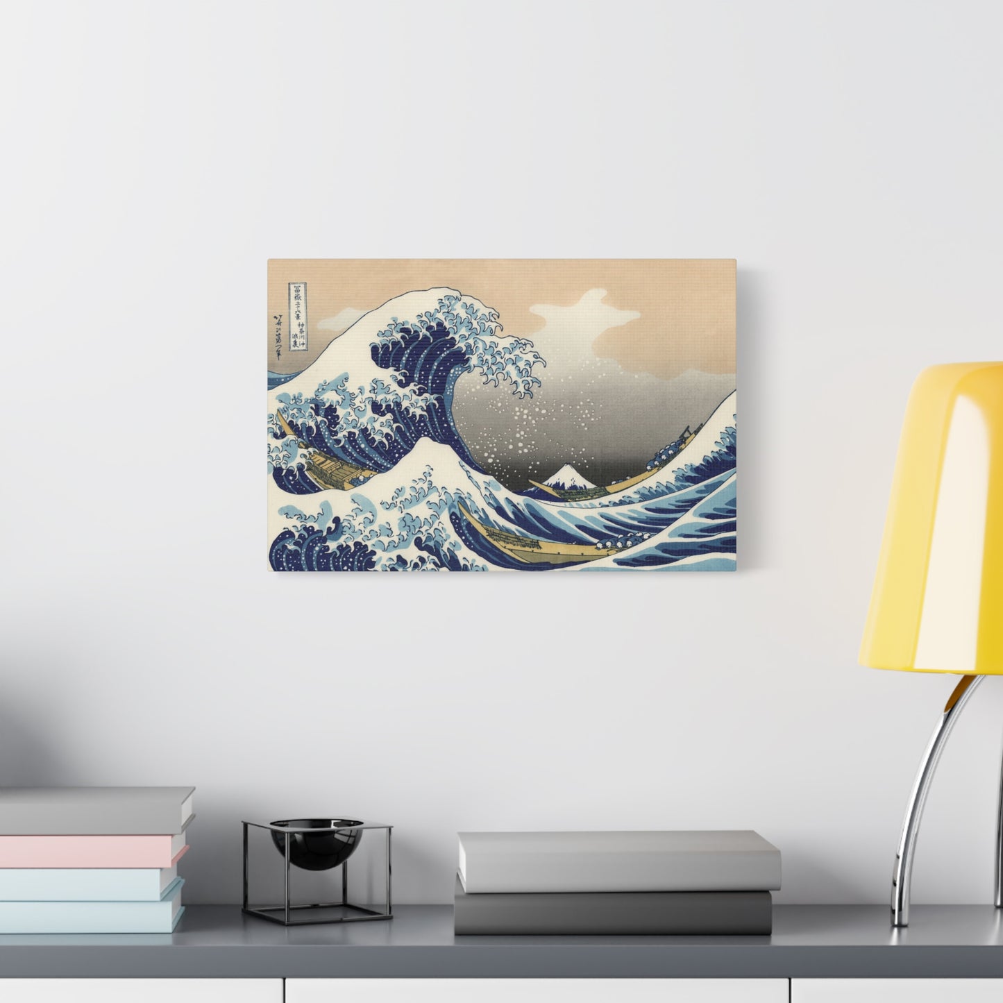 The Great Wave off Kanagawa (from Thirty-Six Views of Mount Fuji) - Katsushika Hokusai - Stretched Canvas Print