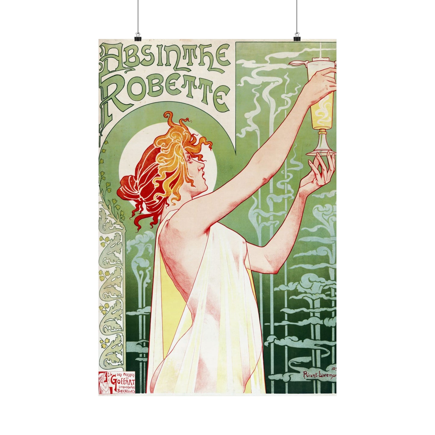 Absinthe Robette - Henri Privat-Livemont (1896) - Wall Poster Print
