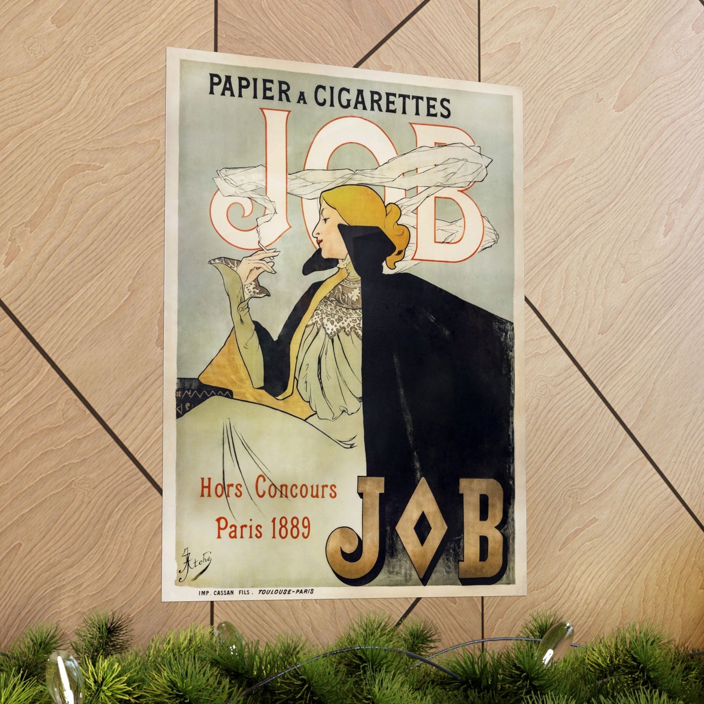 Job Cigarettes Ad - Alphonse Mucha (1889) - Wall Poster Print