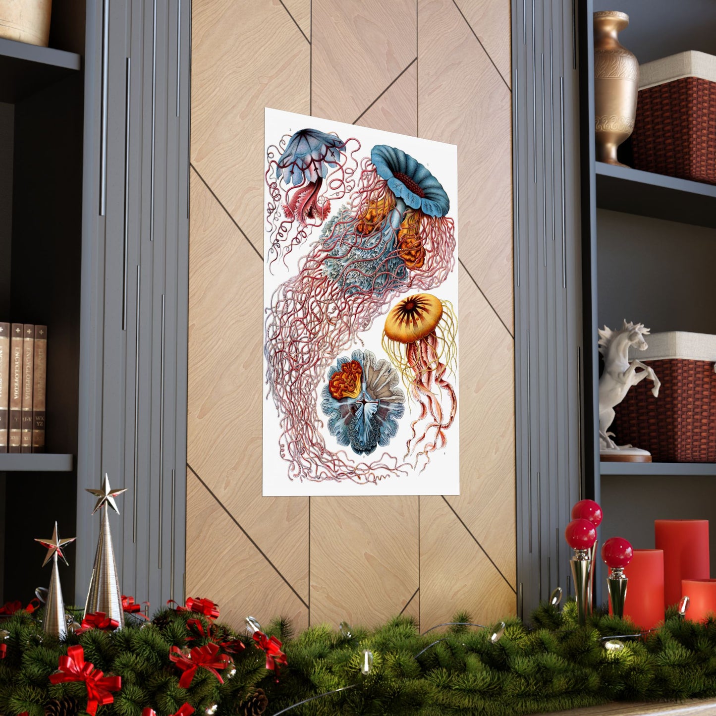 Discomedusae (Jellyfish) - Ernst Haeckel (1904) - Wall Poster Print