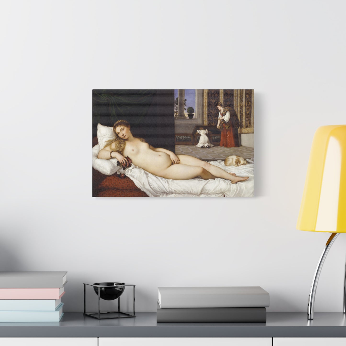 Venus of Urbino - Titian (1538) - Stretched Canvas Print