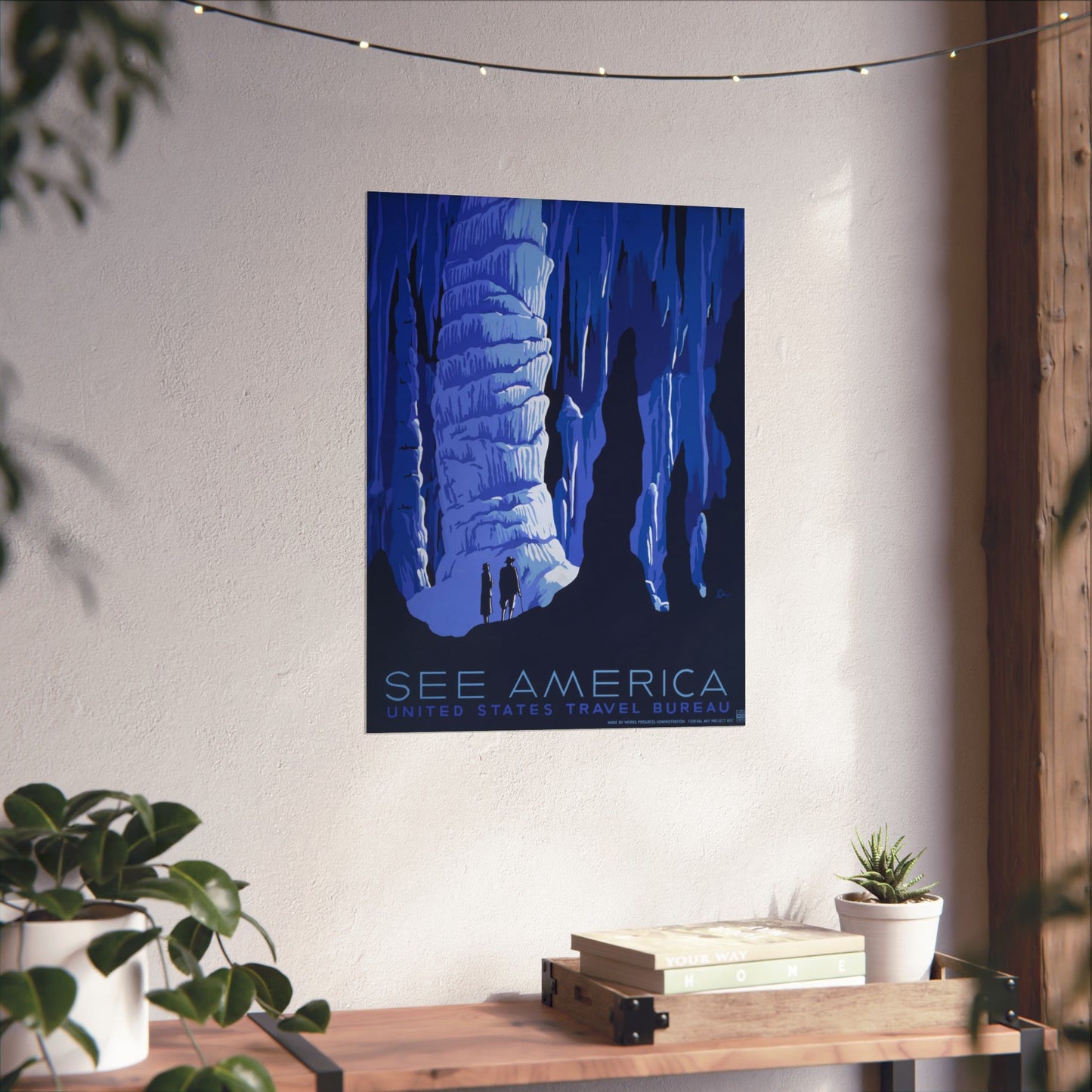 See America, U.S. Travel Bureau - WPA Poster (c. 1937) - Wall Poster Print