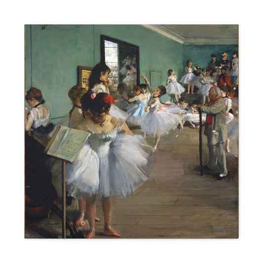 The Dance Class - Edgar Degas (1874) - Stretched Canvas Print