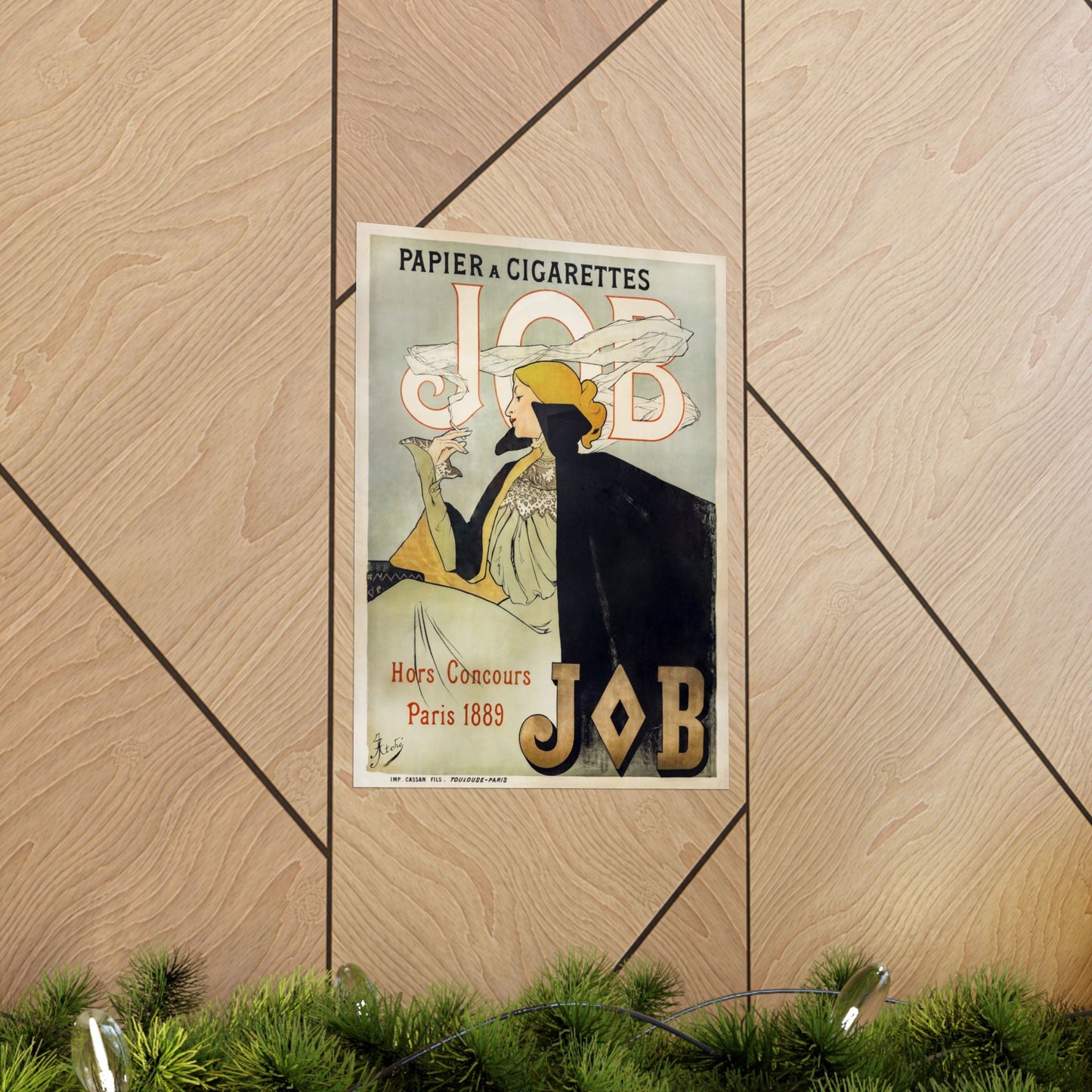 Job Cigarettes Ad - Alphonse Mucha (1889) - Wall Poster Print