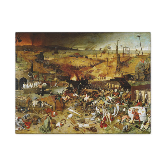 The Triumph of Death - Pieter Bruegel the Elder (c. 1562) - Stretched Canvas Print