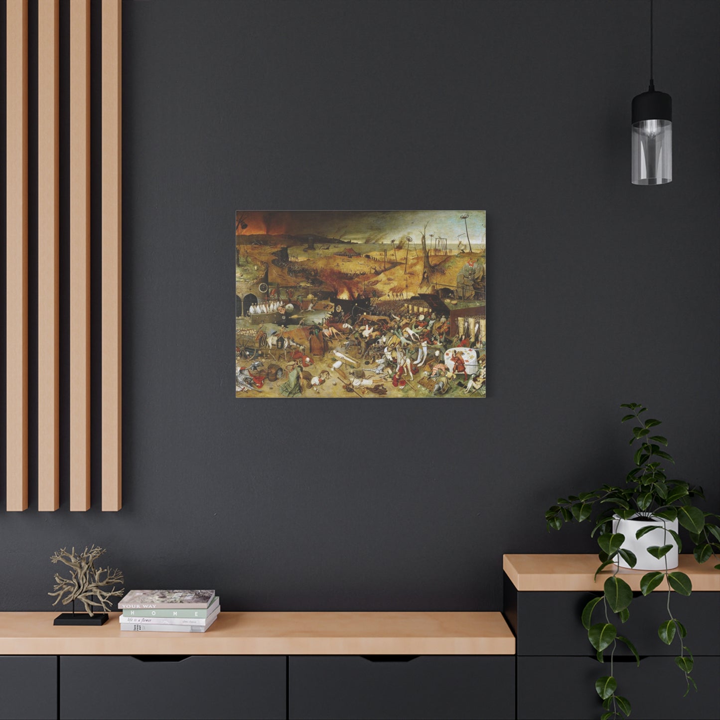The Triumph of Death - Pieter Bruegel the Elder (c. 1562) - Stretched Canvas Print