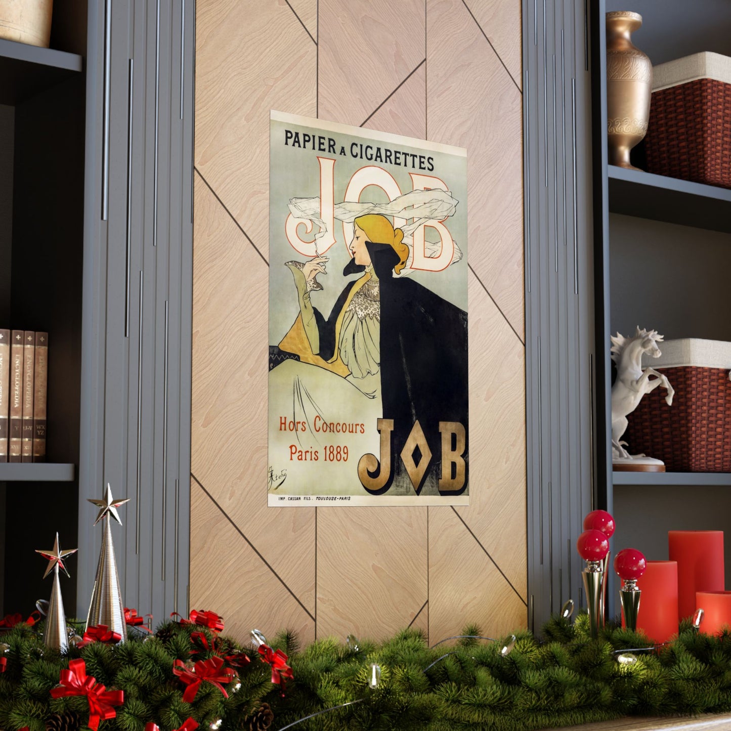 Job Cigarettes Ad - Alphonse Mucha (1889) - Wall Poster Print