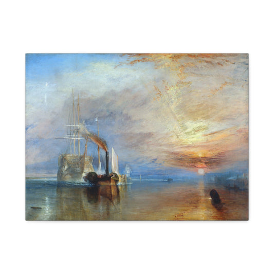 The Fighting Temeraire, J.M.W. Turner (1839) - Stretched Canvas Print