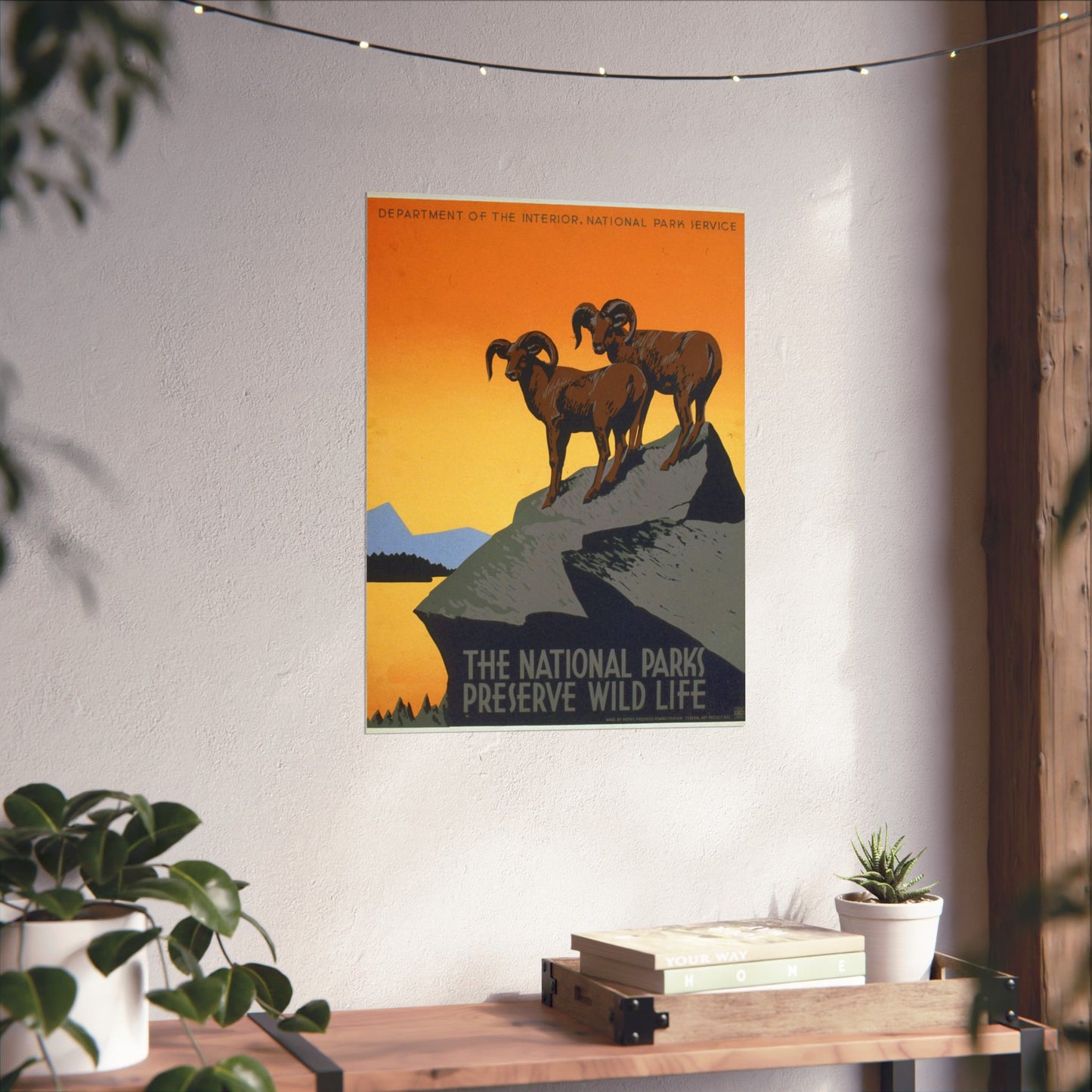 The National Parks Preserve Wild Life - WPA Poster (c. 1930s) - Wall Poster Print