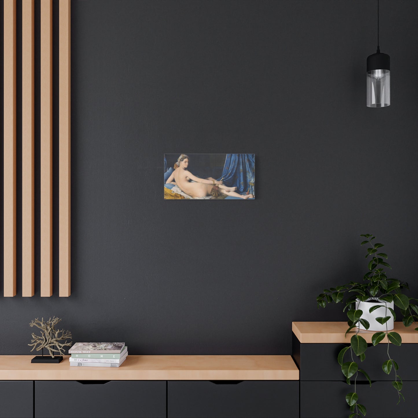 La Grande Odalisque - Jean-Auguste-Dominique Ingres (1814) - Stretched Canvas Print