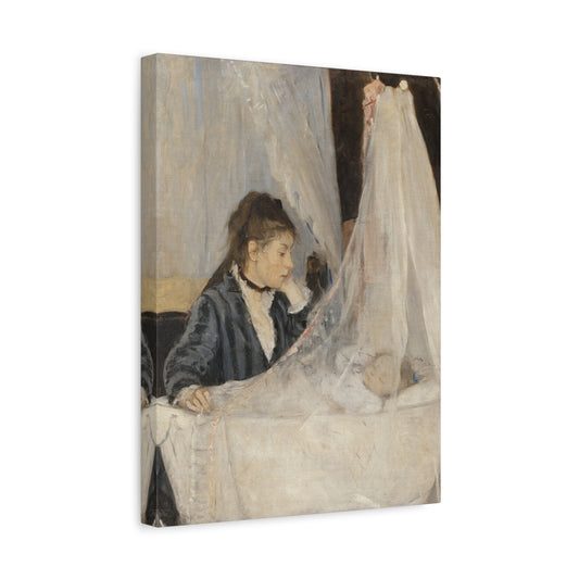 The Cradle - Berthe Morisot (1872) - Stretched Canvas Print