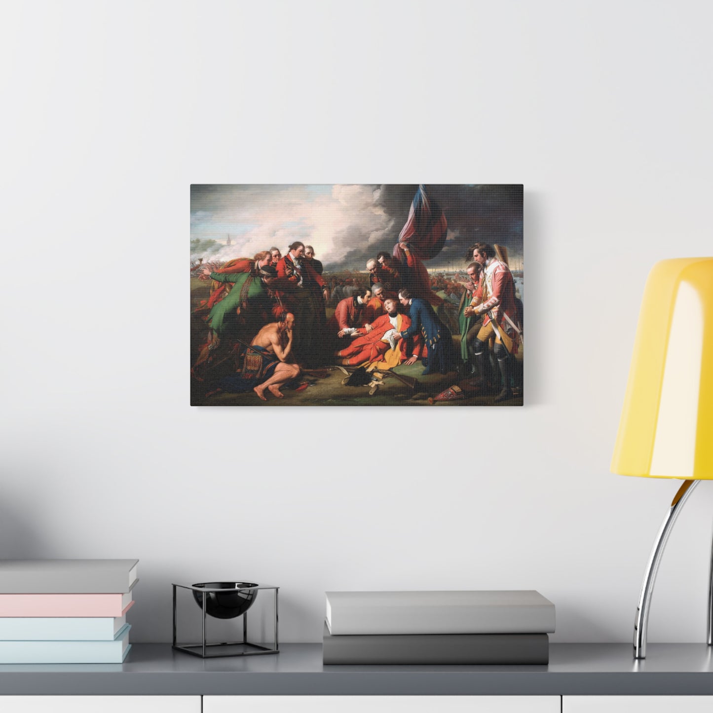 The Death of General Wolfe - Benjamin West (1770) - Stretched Canvas Print