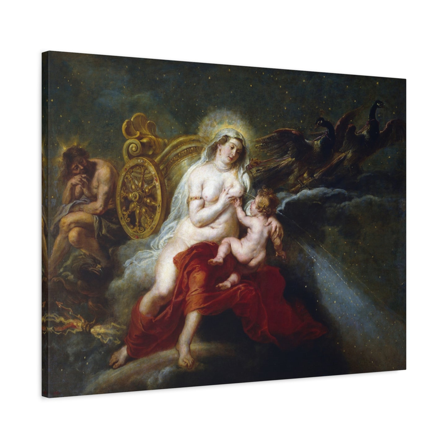 The Birth of the Milky Way - Peter Paul Rubens (c. 1636-1638) - Stretched Canvas Print