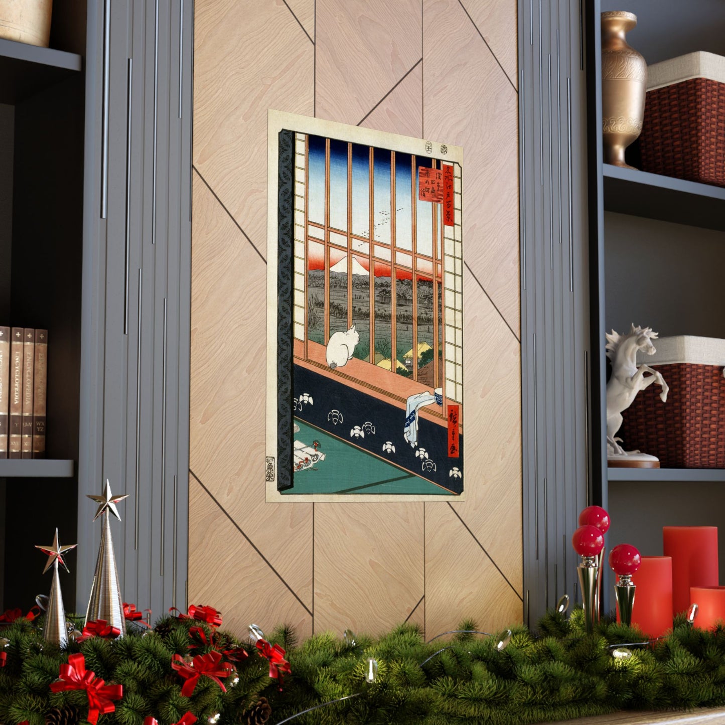 Asakusa Ricefields and Torinomachi Festival (One Hundred Famous Views of Edo) - Utagawa Hiroshige - Wall Poster Print