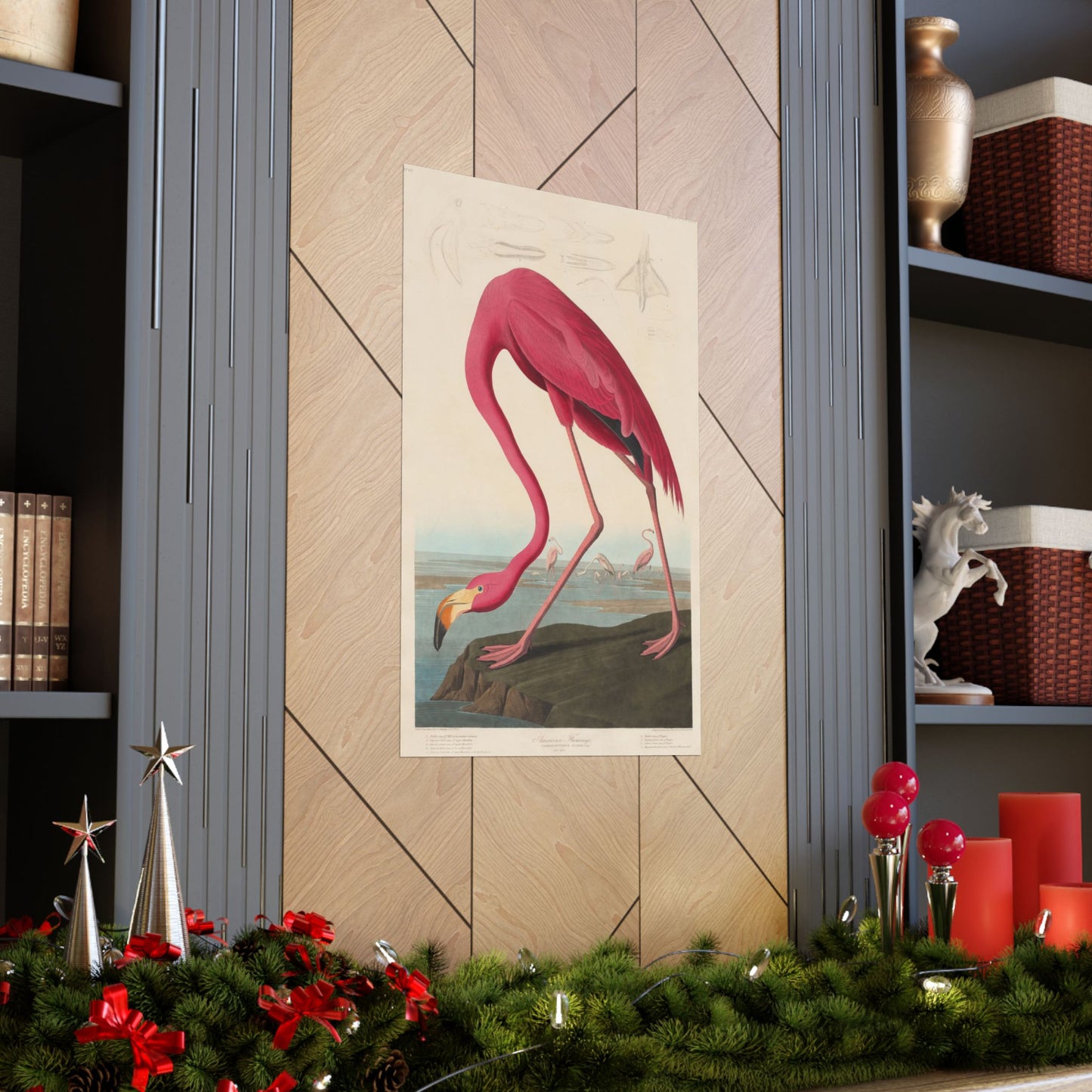 American Flamingo (Birds of America) - John James Audubon - Wall Poster Print