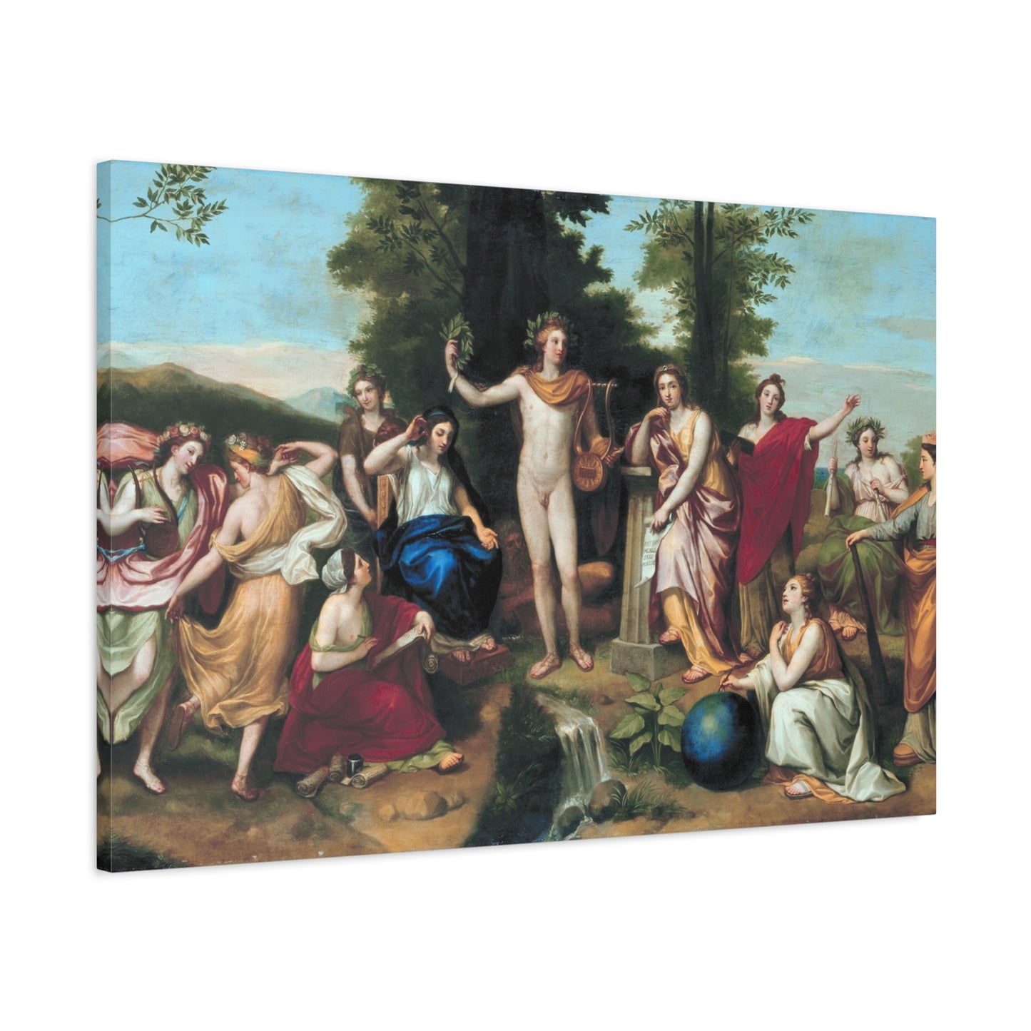 Parnassus - Anton Raphael Mengs (1761) - Stretched Canvas Print