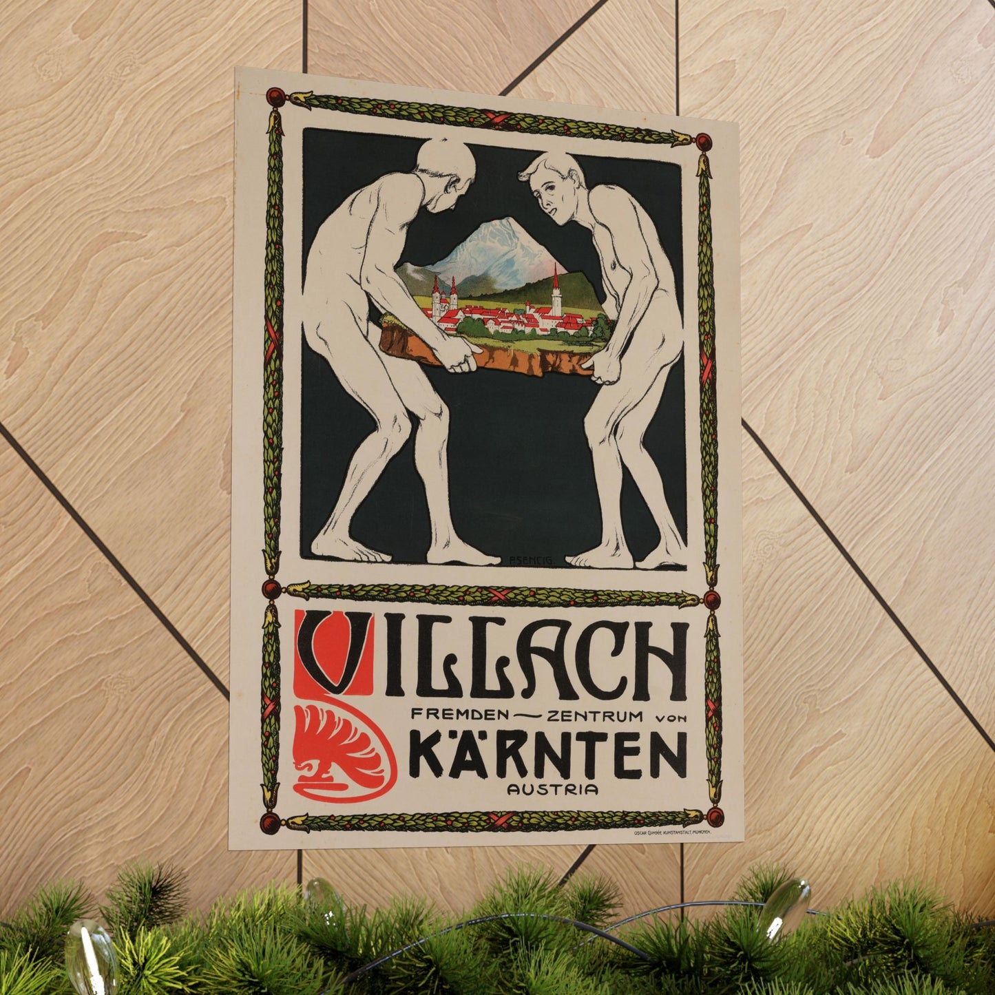 Villach - Kärnten (Carinthia) - Pietro A. Sencig (c. 1900s) - Wall Poster Print