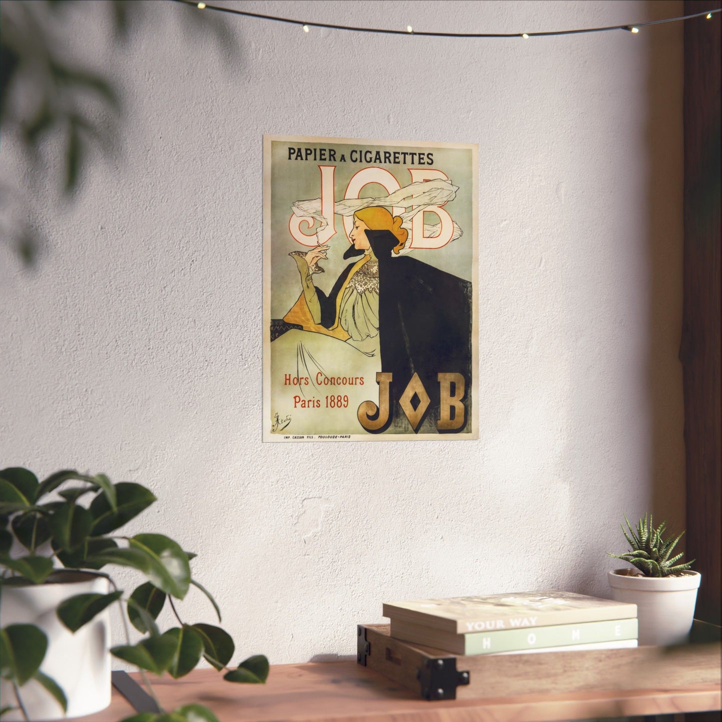 Job Cigarettes Ad - Alphonse Mucha (1889) - Wall Poster Print