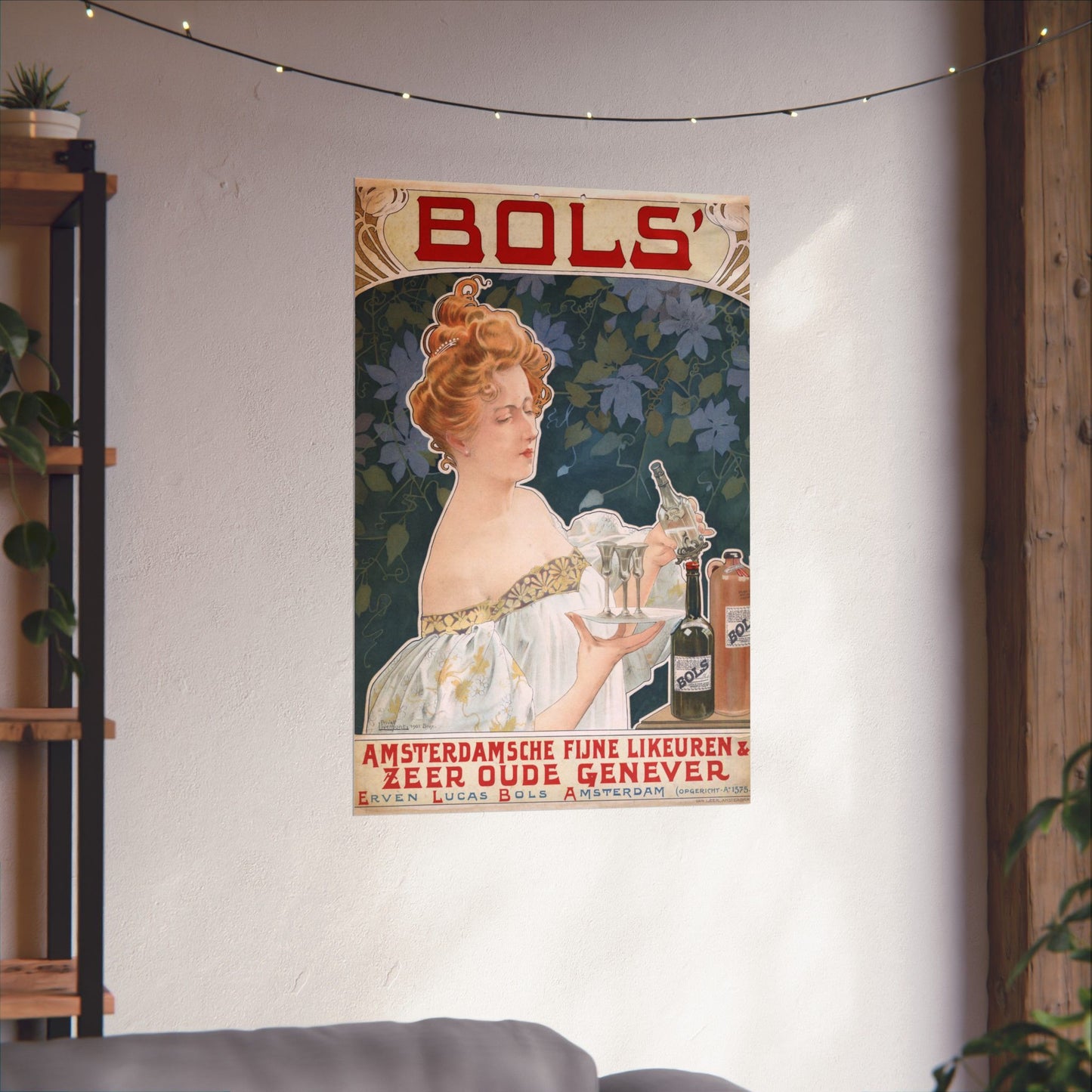 Bols' Amsterdamsche Fijne Likeuren - Henri Privat-Livemont (1901) - Wall Poster Print