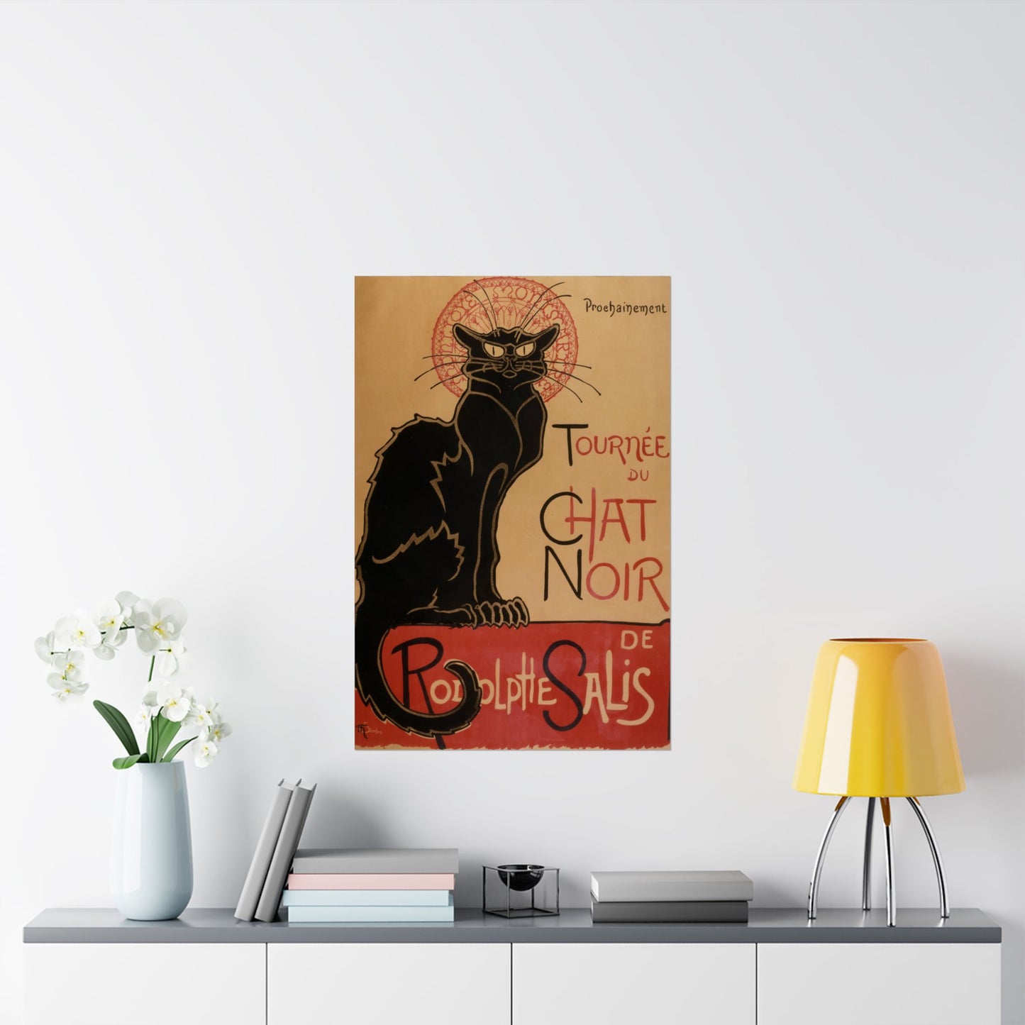 Le Chat Noir - Théophile Steinlen (1896) - Wall Poster Print