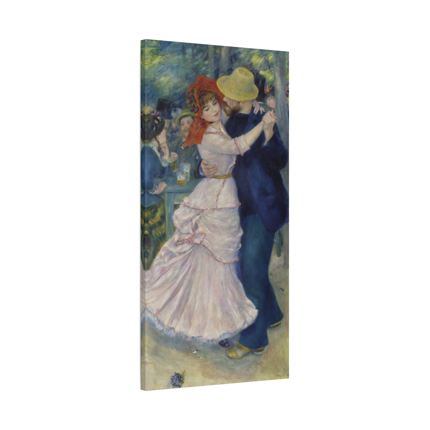 Dance at Bougival - Pierre-Auguste Renoir (1883) - Stretched Canvas Print