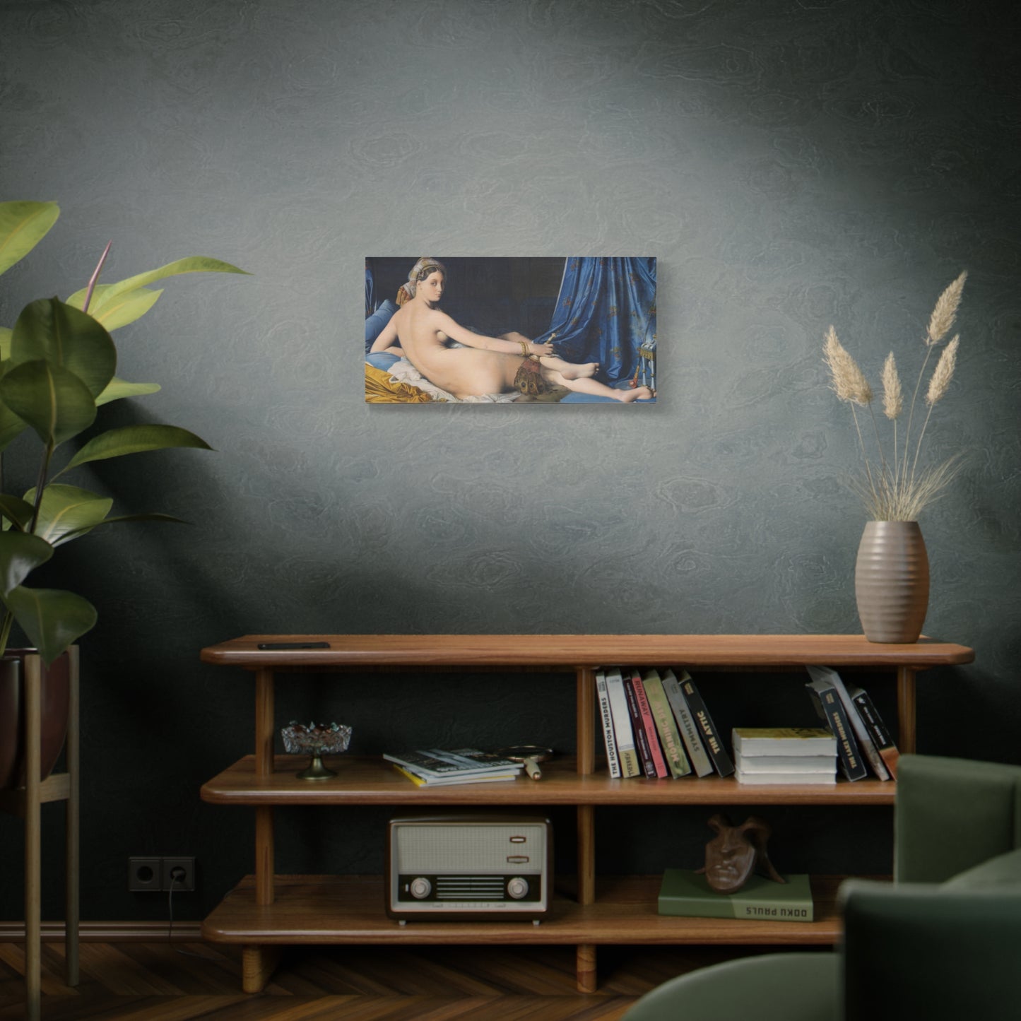 La Grande Odalisque - Jean-Auguste-Dominique Ingres (1814) - Stretched Canvas Print