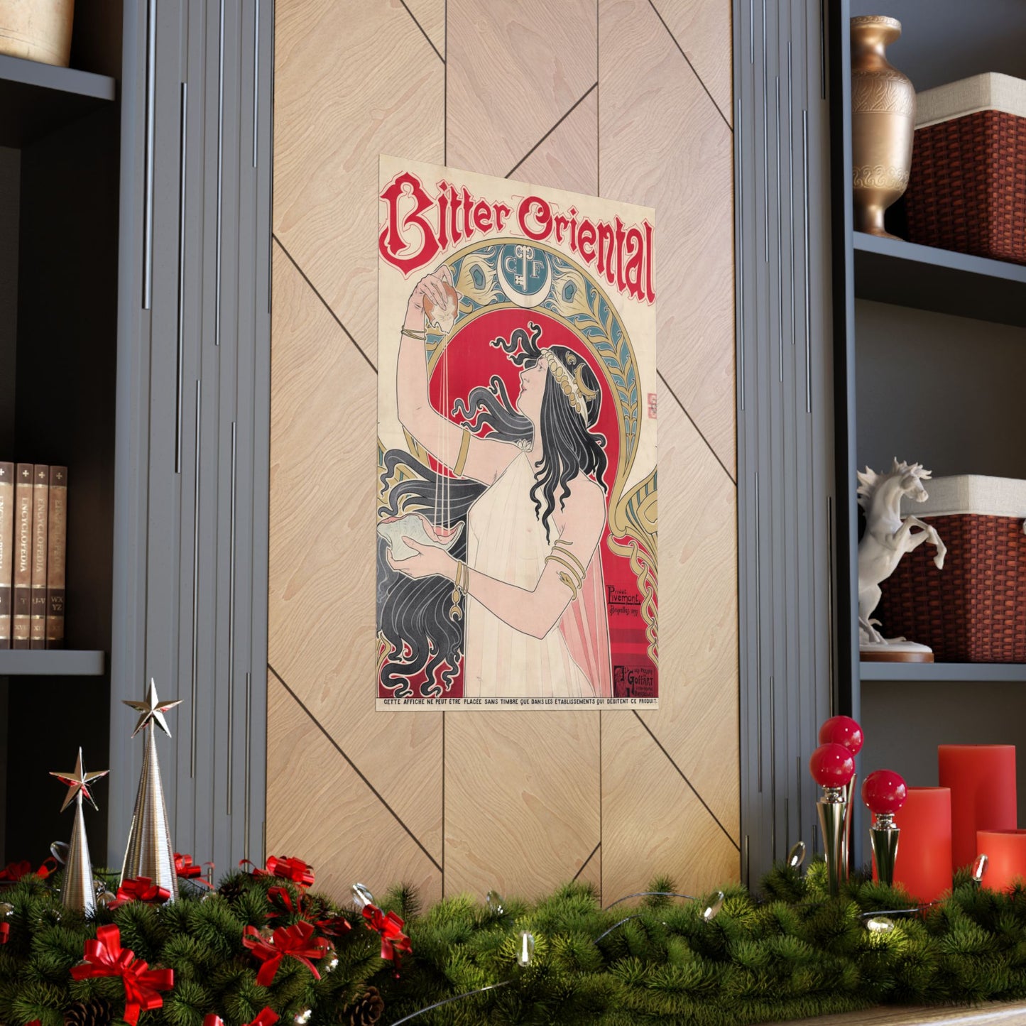 Bitter Oriental Ad - Henri Privat-Livemont (1897) - Wall Poster Print